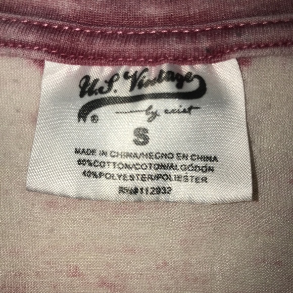 U.S. VINTAGE Pink Burnout Pensacola Graphic Tee - Picture 6 of 10